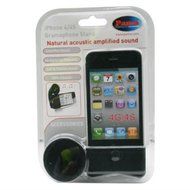 Pama Sound Audio Amplifier And Holder Horn Speaker For iPhone 4 4S - Black