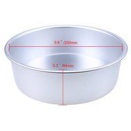 Whosee 4 inch Aluminum Alloy Nonstick Round Cake Pan Baking Mould Bakeware DIY N24