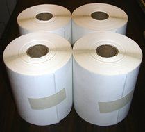 4 Rolls - Direct Thermal 4 x 6 Labels, 1000 Total, for Zebra, Eltron, and Samsung Printers