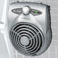 Proselect Standard Pet Crate Fan, Silver