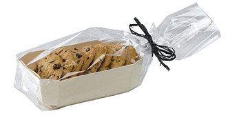 Disposable Loaf Pans for Baking and Gifts, with Liners, Cellophane &amp; Ribbon, Set/10 N2
