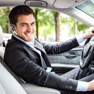 Smof Bluetooth CSR4.0 Hands-free Headset + Receiver 2-in-1[Alternatively Choose the Headset or Car Audio System... N7