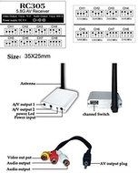 FPV RC 5.8G 5.8Ghz 200mw Wireless AV TS351 Transmitter and RC305 Receiver with clover antenna for RC MultiCopter... N3