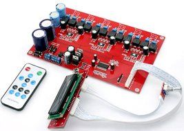 TPA3116D2 6 Channel HIFI Stereo Volume Amplifier amp Board w/LED + Remote Control N2