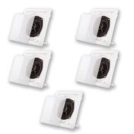 Acoustic Audio S191 In Ceiling / In Wall 5 Speaker Set 2 Way Home 1000 Watt S191-5S