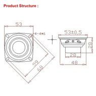 RioRand&reg; 5W 2" inch 4 Ohm Full Range Audio Speaker Home Stereo Woofer Loudspeaker N5