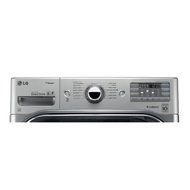 LG Titan Laundry Pair - MEGA CAPACITY - *Graphite Steel* Washer, GAS Dryer and Pedestal Package! WM8000HVA, DLGX8001V... N9