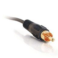 C2G/Cables To Go 03168 Value Series Mono RCA Audio Cable, Black (12 Feet/3.65 Meters) N3