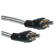 C2G/Cables To Go 03168 Value Series Mono RCA Audio Cable, Black (12 Feet/3.65 Meters) N4