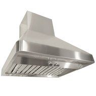 KOBE Range Hoods RAX9536SQB-DC-1 Contemporary Brillia 36" Wall Mount Range Hood, 3-Speed, 680 CFM, LED Lights,... N4