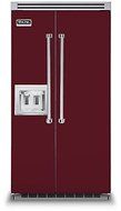 Viking Professional Series VCSB5422DBU Burgundy 42" Inch Built-in Side by Side Refrigerator
