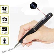 Huston Lowell Multifunction Full Hd 1080p Mini Hidden Pen Camera 5mp Camcorder DVR Video Recorder Surveillance... N6