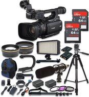 Canon XF100 Professional Camcorder with 10x HD Video lens, Compact Flash (CF) Recording with 2pc SanDisk 64GB...