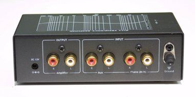 TCC TC-753LC SILVER Phono Preamp w/AUX Input, Premium High Output Adaptor and TC-ADUSB Digital Recording Adaptor... N2