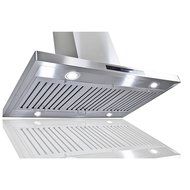 Golden Vantage Stainless Steel 36" Euro Style Island Mount Range Hood LCD Screen GV-GL-9002-36 N3