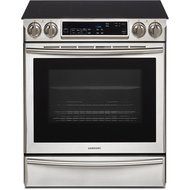 Samsung NE58F9710WS Slide-in Electric Range with FlexDuo Oven N4
