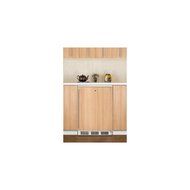 Summit FF6LBIIF 24&quot; Built In Undercounter Refrigerator with Automatic Defrost and Integrated Door