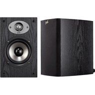 Polk Bookshelf Speakers (Pair) with 1" Silk/Polymer Dynamic Balance Dome Tweeter, and 5-1/4" Bi-Laminate Composite...