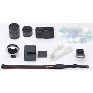 Canon Mirrorless interchangeable-lens camera EOS M double lens kit (Black) EOSMBK-WLK with EF-M 18-55mm F3.5-5.6... N7