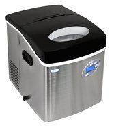 Newair AI-215SS Stainless Steel Portable Ice Maker with 50 Lbs. Daily Capacity N4