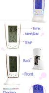 SIS Digital Alarm Clock wiht snooze and Large Display and back Night Light(light blue Backlight) Lcd Travel Alarm... N2