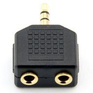 ANRANK AK35235SS 3.5mm Stereo Plug to 2 x 3.5mm Stereo Jack Splitter Adaptor Audio Adapter Connector (Gold Plated... N5
