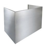 Broan AEEPD18SSE 18&quot; Flue cov er for 9&#039; ceiling (ex tended 30&quot; depth)