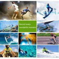 KDTD PULUZ U6000 Full HD 1080P 2.0 inch LCD Screen WiFi Waterproof Multi-function Sport Action Camcorder, Novatek... N27