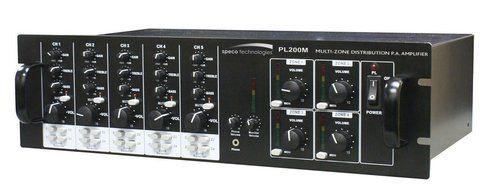 NEW Speco SPEC-SPCPL200M 160 WATT 5X4 MULTI SOURCE- ZONE AMP