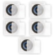 Blue Octave LS62 In Wall In Ceiling 6.5" Speakers Home 1400 Watts New 5 Speaker Set LS62-5S
