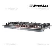 Ships From CA, USA WindMax&reg; 34" Stainless Steel 6 Burner Built In Stoves NG LPG Gas Cooktops Cooker N3