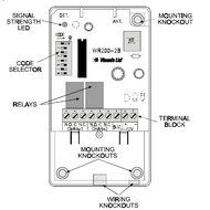 Visonic WR-200/2B Dual-output 12-bit Wireless Receiver N2