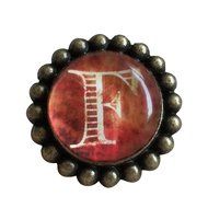 A.B Crew 42mm Antique Glass Cabinet Knobs Home Decor Cupboard Drawers Pulls Handles Unique Hardwares Fittings,... N22