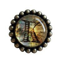 A.B Crew 42mm Antique Glass Cabinet Knobs Home Decor Cupboard Drawers Pulls Handles Unique Hardwares Fittings,... N23