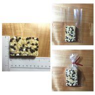 100 4x6" Clear Food Safe Favor Treat Bags, 4" Paper Red Twist Ties and 6" Paper Lollipop Sticks - 1.5mils Thick... N2
