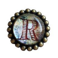 A.B Crew 42mm Antique Glass Cabinet Knobs Home Decor Cupboard Drawers Pulls Handles Unique Hardwares Fittings,... N28
