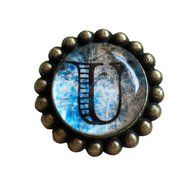 A.B Crew 42mm Antique Glass Cabinet Knobs Home Decor Cupboard Drawers Pulls Handles Unique Hardwares Fittings,... N29