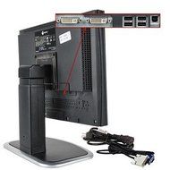 18.1&quot; Eizo FlexScan L685 Dual DVI 720p Rotating LCD Monitor w/USB Hub (Black) - Rotates to...