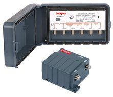 Labgear KIT415V 5-15dB 1 In 4 Out Low Noise Variable Gain Amplifier with Power Supply