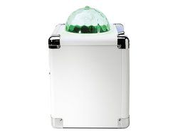 ION House Party Portable Sound System with Built-In Light Show (white) N8