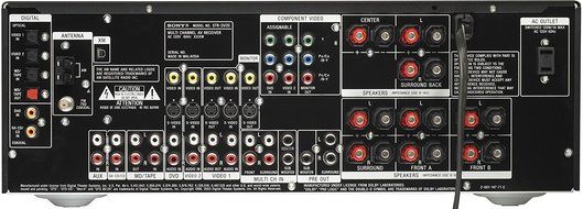 Sony STR-DG600 7.1 Channel Home Theater Receiver with XM Connect-and-Play (Discontinued by Manufacturer) N4