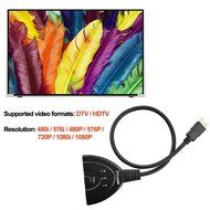 3 in 1 Output HDMI Splitter HUB, Costech 3 Port 1080p Plug and Play HDMI Auto Switch with Pigtail Cable Support... N4