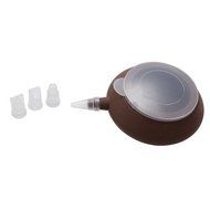 WOMHOPE Silicone Decomax Pen with 4 Nozzles + 1 x Baking Sheet - Cup Cake Muffin Pastry Cream Icing Nozzle - Macaron... N3