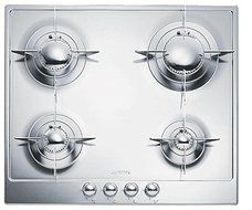 Smeg PU64ES 24" Piano Design Gas Cooktop, 4 Burners, Stainless Steel