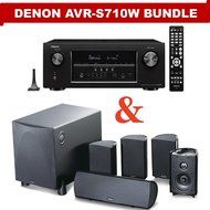 Denon AVR-S710W 7.2 Channel Full 4K Ultra HD A/V Receiver (Bluetooth &amp; Wi-Fi) NOW WITH Definitive Technology ProCinema...