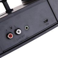Ezcap USB Phonograph Vintage Turntable Record Player 33RPM LP Vinyl to MP3 Converter Player Mini USB to PC Vinyl... N4