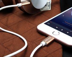 Zarxus Lightning to 3.5mm Aux Cable, Lightning to Aux Cable Male to Male for iPhone7/7Plus, iPhone6/6S/6Plus,... N7