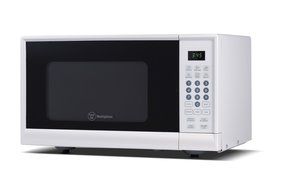 Westinghouse WM009 900 Watt Counter Top Microwave Oven, 0.9 Cubic Feet, Stainless Steel Front with Black Cabinet N5