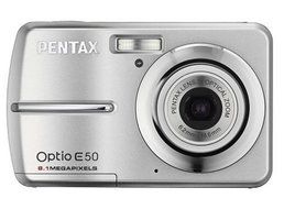 Pentax Optio E50 8.1MP Digital Camera with 3x Optical Zoom (Silver) N2