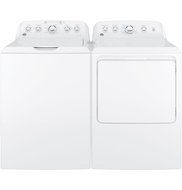 GE GTX42GASJWW 27" Front Load Gas Dryer with 6.2 cu. ft. Capacity in White N4